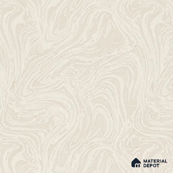 88461-1 | Cream Swirl Marble Look Wallpaper 5 Meter x 42 Inch PVC - 57 Sq. Ft. | Minimum 15% wastage during installation