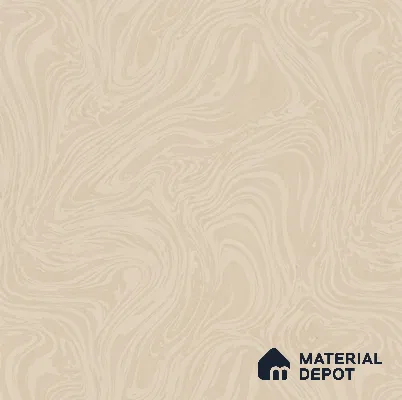 88461-2 | Warm Beige Swirl Marble Look Wallpaper 5 Meter x 42 Inch PVC - 57 Sq. Ft. | Minimum 15% wastage during installation