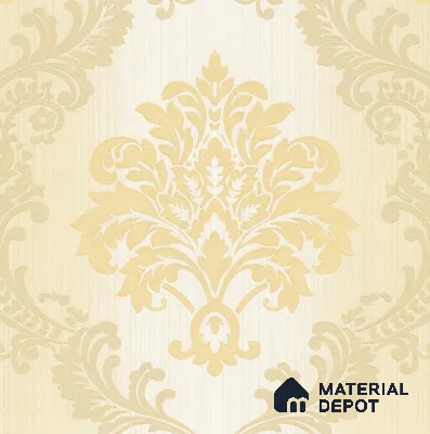 88477-1 | 5 Meter x 42 Inch PVC Damask Look Wallpaper - 57 Sq. Ft. | Minimum 15% wastage during installation