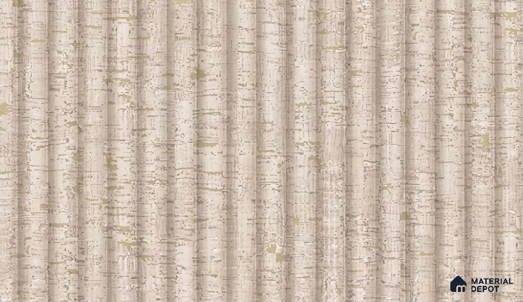 81280-2 | Warm Beige Wood Grain Stripe PVC Patterned Wallpaper - 5 Meter x 42 Inch, 57 Sq. Ft. (Min. 15% Wastage)