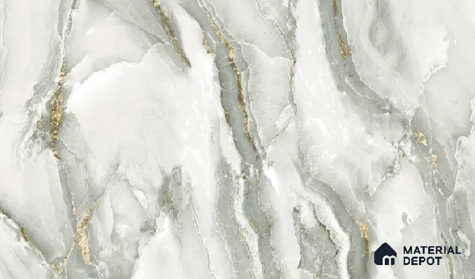 81281-2 | 5 Meter x 42 Inch PVC Marble Look Wallpaper - 57 Sq. Ft. | Minimum 10% wastage during installation