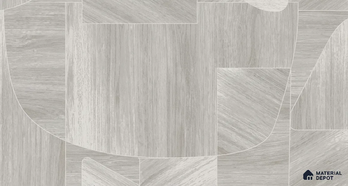 81289-2 | Silver Grey Wood Plank PVC Patterned Wallpaper - 5 Meter x 42 Inch, 57 Sq. Ft. (Min. 15% Wastage)