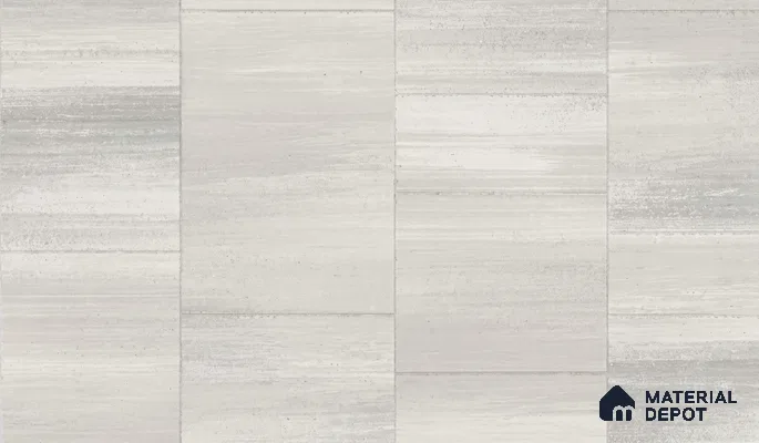 81292-1 | Silver Grey Brick Tile Texture PVC Patterned Wallpaper - 5 Meter x 42 Inch, 57 Sq. Ft. (Min. 15% Wastage)