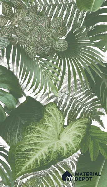 74016-1 | 5 Meter x 42 Inch PVC Florals Look Wallpaper - 57 Sq. Ft. | Minimum 15% wastage during installation