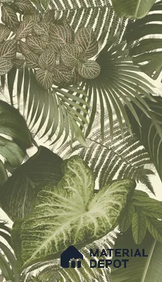 74016-2 | 5 Meter x 42 Inch PVC Florals Look Wallpaper - 57 Sq. Ft. | Minimum 15% wastage during installation