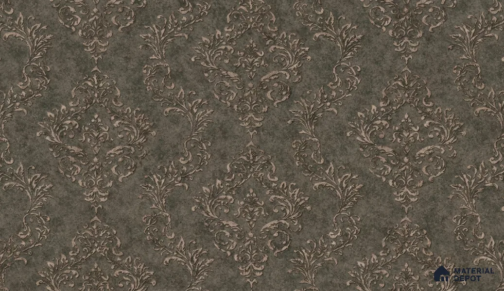 74022-4 | Olive Green Ditsy Floral Texture PVC Patterned Wallpaper - 5 Meter x 42 Inch, 57 Sq. Ft. (Min. 15% Wastage)