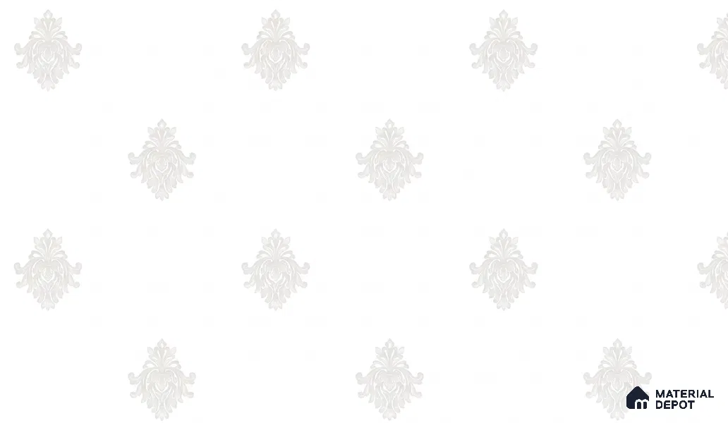 74024-1 | 5 Meter x 42 Inch PVC Damask Look Wallpaper - 57 Sq. Ft. | Minimum 15% wastage during installation
