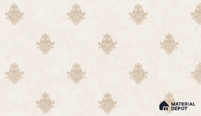 74024-2 | 5 Meter x 42 Inch PVC Damask Look Wallpaper - 57 Sq. Ft. | Minimum 15% wastage during installation