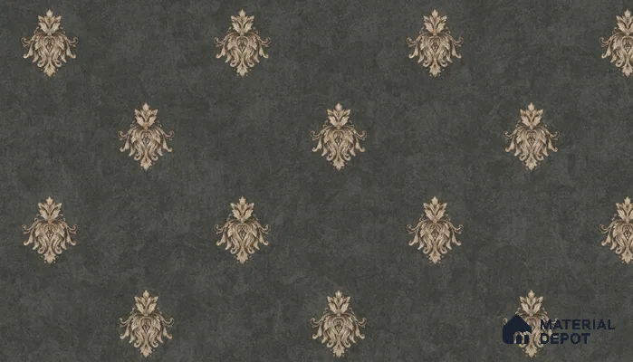 74024-5 | 5 Meter x 42 Inch PVC Damask Look Wallpaper - 57 Sq. Ft. | Minimum 15% wastage during installation