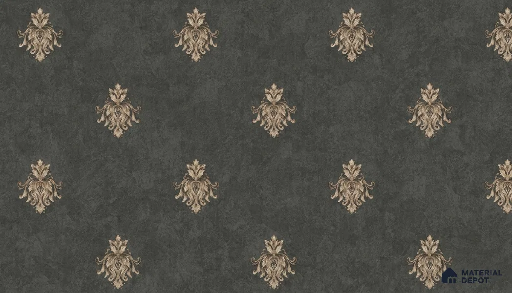 74024-5 | 5 Meter x 42 Inch PVC Damask Look Wallpaper - 57 Sq. Ft. | Minimum 15% wastage during installation