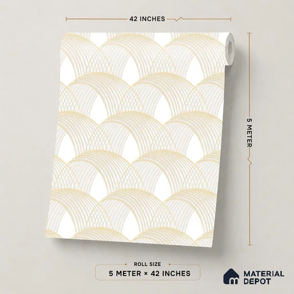 TC 703 | 5 Meter x 42 Inch  Patterned Look Wallpaper - 57 Sq. Ft.