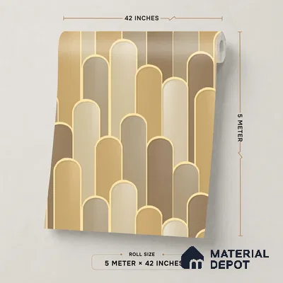 TC 704 | 5 Meter x 42 Inch  Patterned Look Wallpaper - 57 Sq. Ft.