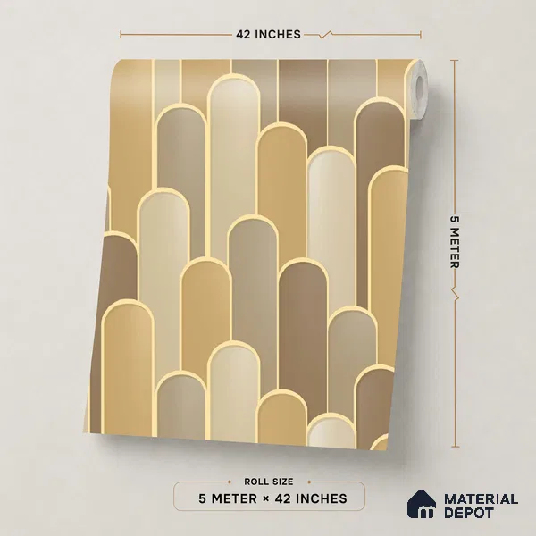 TC 704 | 5 Meter x 42 Inch Patterned Look Wallpaper - 57 Sq. Ft.
