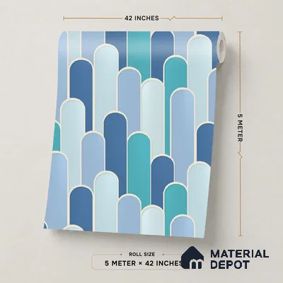 TC 705 | 5 Meter x 42 Inch  Patterned Look Wallpaper - 57 Sq. Ft.