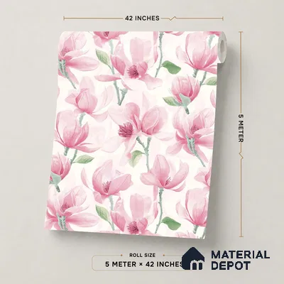 TC 710 | 5 Meter x 42 Inch  Florals Look Wallpaper - 57 Sq. Ft.