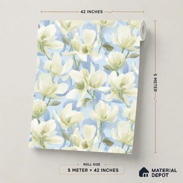 TC 711 | 5 Meter x 42 Inch Florals Look Wallpaper - 57 Sq. Ft.