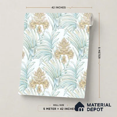 TC 727 | 5 Meter x 42 Inch  Florals Look Wallpaper - 57 Sq. Ft.