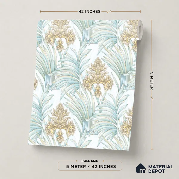TC 727 | 5 Meter x 42 Inch Florals Look Wallpaper - 57 Sq. Ft.