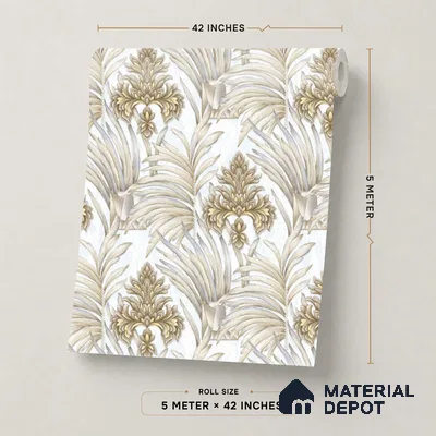 TC 728 | 5 Meter x 42 Inch  Florals Look Wallpaper - 57 Sq. Ft.