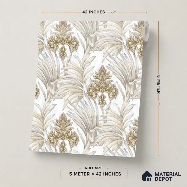 TC 728 | 5 Meter x 42 Inch  Florals Look Wallpaper - 57 Sq. Ft.