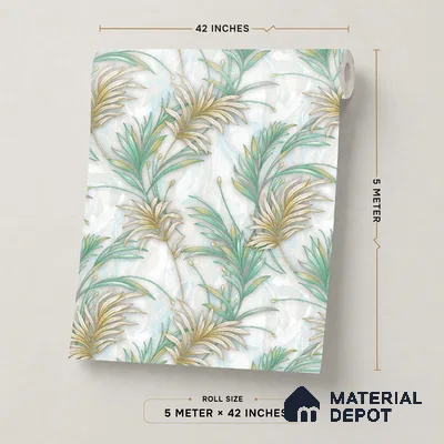TC 731 | 5 Meter x 42 Inch  Florals Look Wallpaper - 57 Sq. Ft.