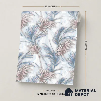 TC 732 | 5 Meter x 42 Inch  Florals Look Wallpaper - 57 Sq. Ft.