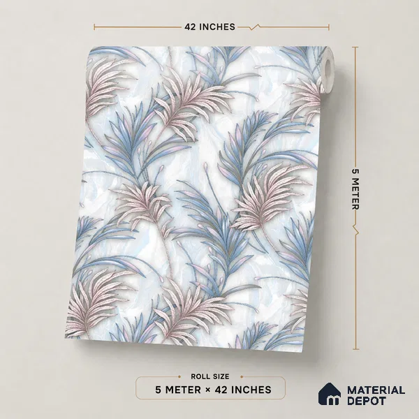 TC 732 | 5 Meter x 42 Inch Florals Look Wallpaper - 57 Sq. Ft.