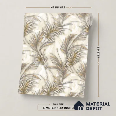 TC 733 | 5 Meter x 42 Inch  Florals Look Wallpaper - 57 Sq. Ft.