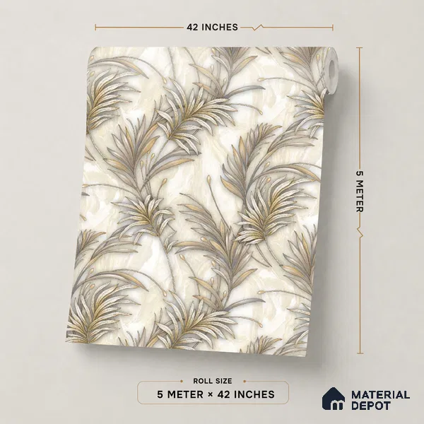 TC 733 | 5 Meter x 42 Inch  Florals Look Wallpaper - 57 Sq. Ft.