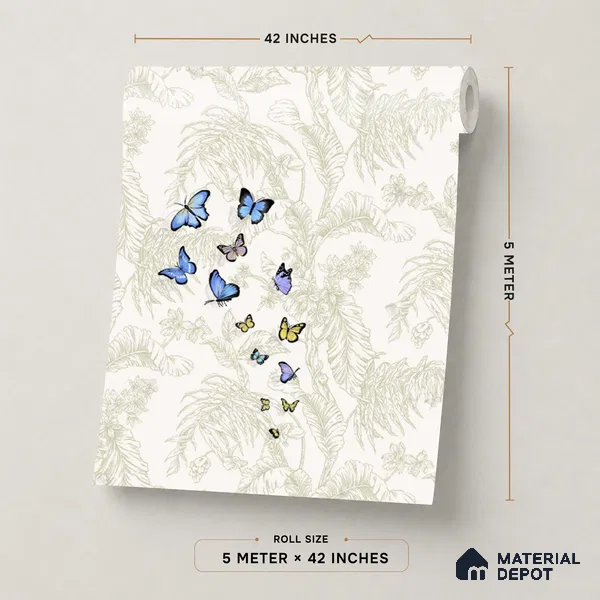 TC 796 | 5 Meter x 42 Inch Florals Look Wallpaper - 57 Sq. Ft.