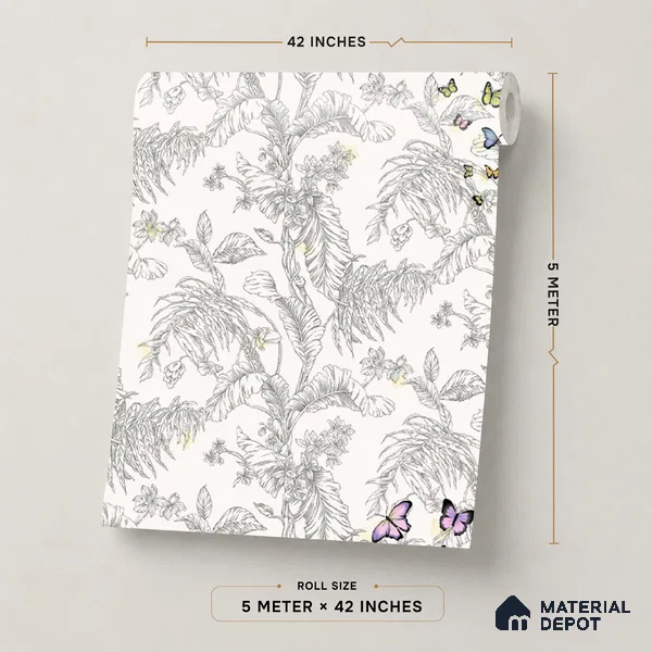 TC 797 | 5 Meter x 42 Inch Florals Look Wallpaper - 57 Sq. Ft.