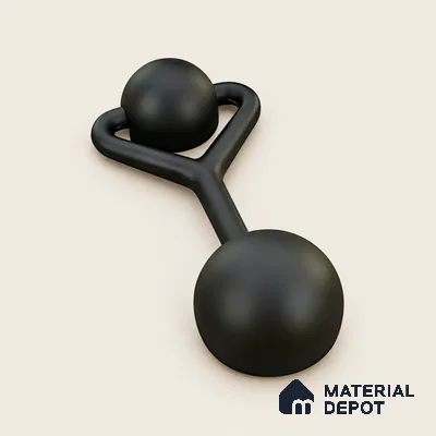 Ottr Zinc Kadi HA 00352 D Black Finish - Standard | 2 Years Warranty