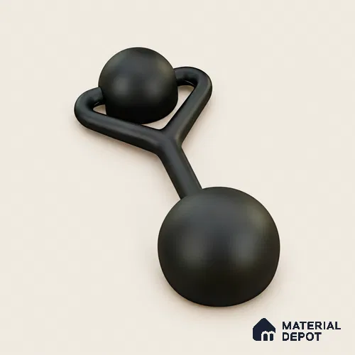 Ottr Zinc Kadi HA 00352 D Black Finish - Standard | 2 Years Warranty