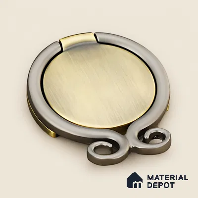Ottr Zinc Kadi HA 00354 B Antique Brass Gold Black Finish - Standard | 2 Years Warranty