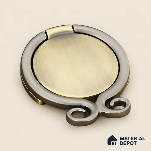 Ottr Zinc Kadi HA 00354 B Antique Brass Gold Black Finish - Standard | 2 Years Warranty