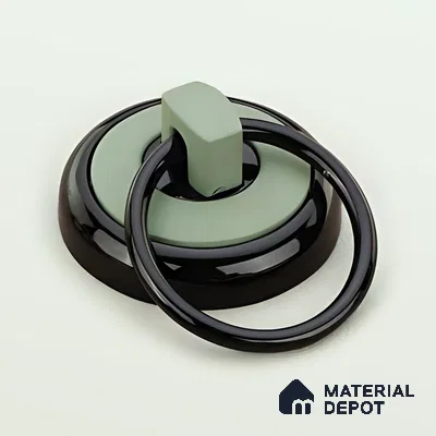 Ottr Zinc Kadi HA 00359 C Green Black Finish - Standard | 2 Years Warranty