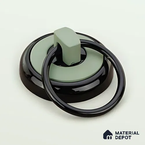 Ottr Zinc Kadi HA 00359 C Green Black Finish - Standard | 2 Years Warranty