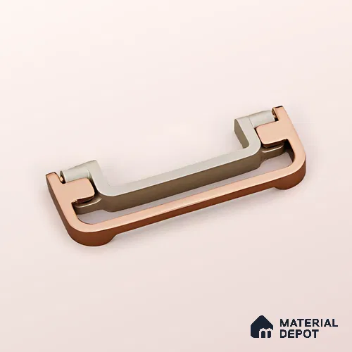 Ottr Zinc Kadi HA 00360 I White Pearl Rose Gold Finish - Small | 2 Years Warranty