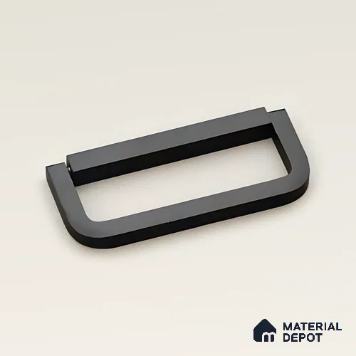 Ottr Stainless Steel Kadi HA 00364 F Black Finish - 4in | 2 Years Warranty