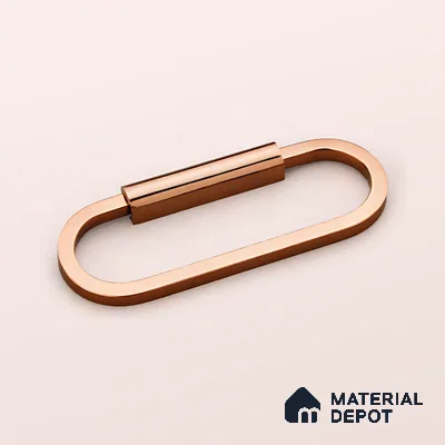 Ottr Stainless Steel Kadi HA 00365 B Rose Gold Finish - 4in | 2 Years Warranty
