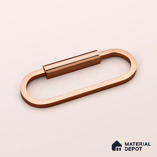 Ottr Stainless Steel Kadi HA 00365 B Rose Gold Finish - 4in | 2 Years Warranty