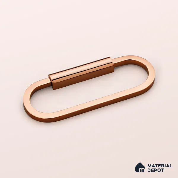 Ottr Stainless Steel Kadi HA 00365 B Rose Gold Finish - 4in | 2 Years Warranty