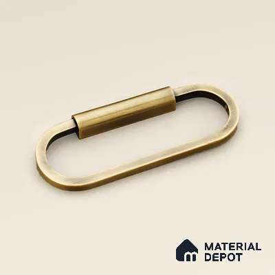 Ottr Stainless Steel Kadi HA 00365 C Antique Brass Finish - 4in | 2 Years Warranty