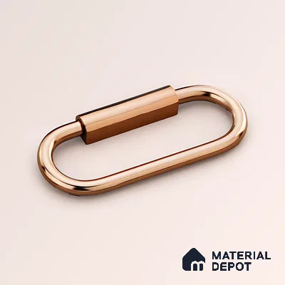Ottr Stainless Steel Kadi HA 00366 B Rose Gold Finish - 4in | 2 Years Warranty