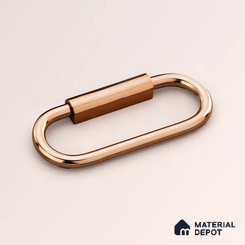 Ottr Stainless Steel Kadi HA 00366 B Rose Gold Finish - 4in | 2 Years Warranty
