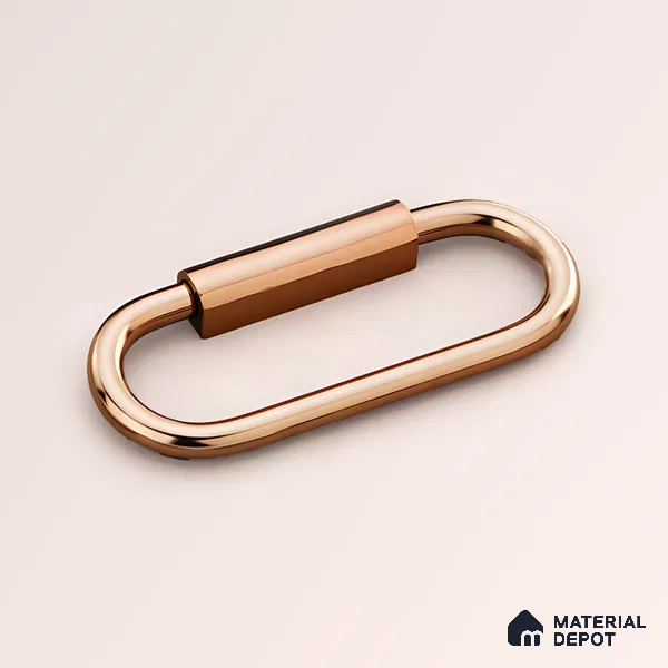 Ottr Stainless Steel Kadi HA 00366 B Rose Gold Finish - 4in | 2 Years Warranty