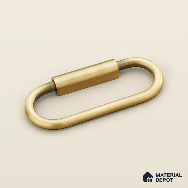 Ottr Stainless Steel Kadi HA 00366 C Antique Brass Finish - 4in | 2 Years Warranty