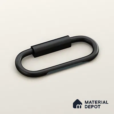 Ottr Stainless Steel Kadi HA 00366 D Black Finish - 4in | 2 Years Warranty