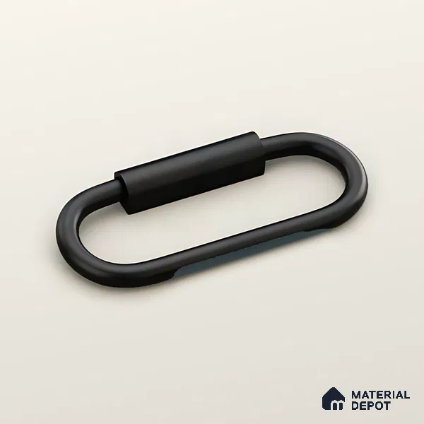 Ottr Stainless Steel Kadi HA 00366 D Black Finish - 4in | 2 Years Warranty