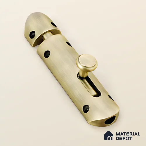 Ottr Aluminium Baby Latch HA 00375 B Antique Brass Finish - Big | 2 Years Warranty